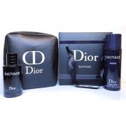 Подарочный набор парфюм + дезодорант Christian Dior Sauvage EDT