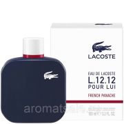 Lacoste «Eau de Lacoste L.12.12 pour Lui French Panache», 100 ml мужская туалетная вода+Дезодорант в подарок