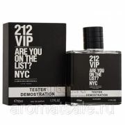 Тестер Carolina Herrera 212 VIP Men 50 ml мужской